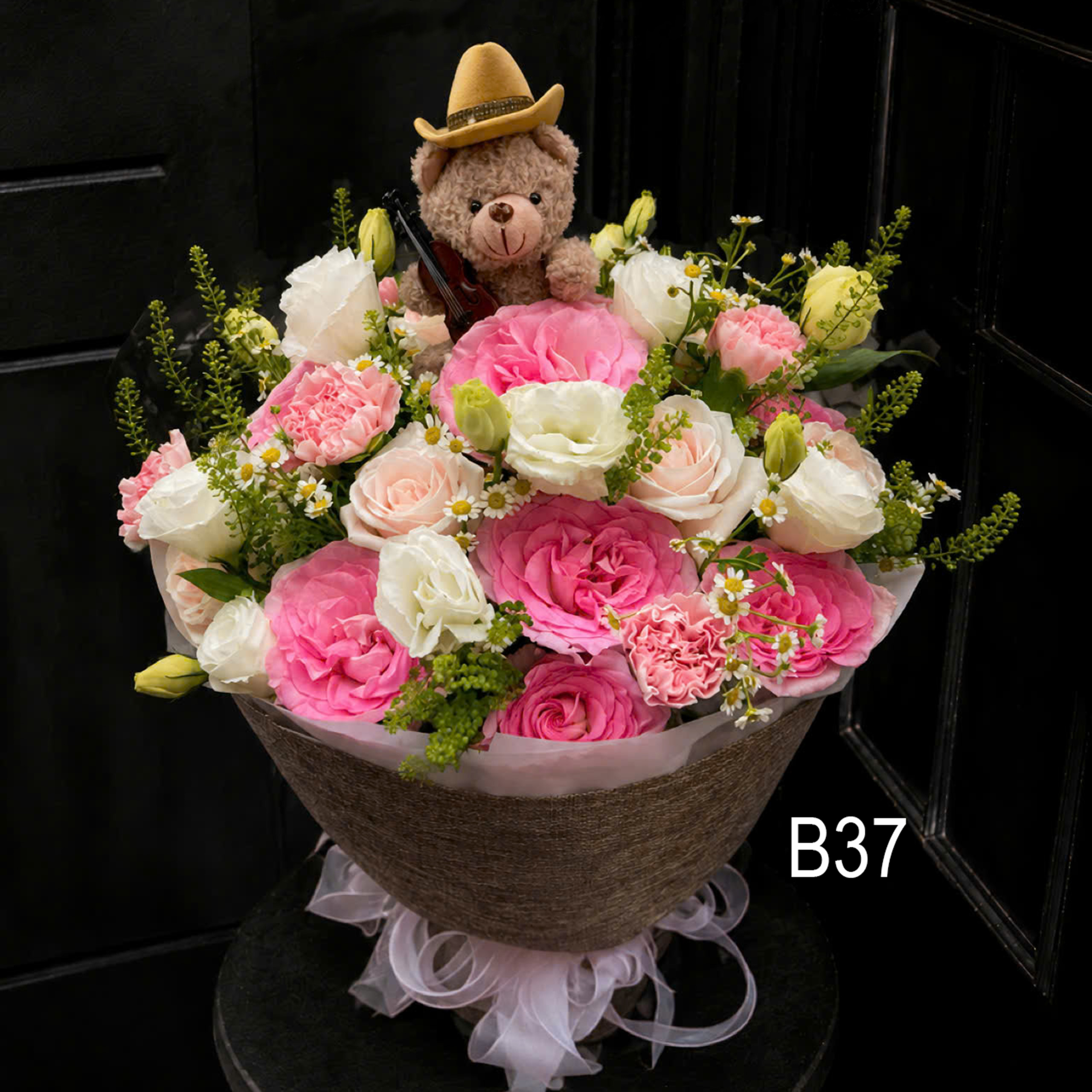 Bó Hoa Gấu Bông Hồng Ngọt Ngào