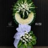 Kệ hoa viếng lan trắng KV30 Tịnh Viên
